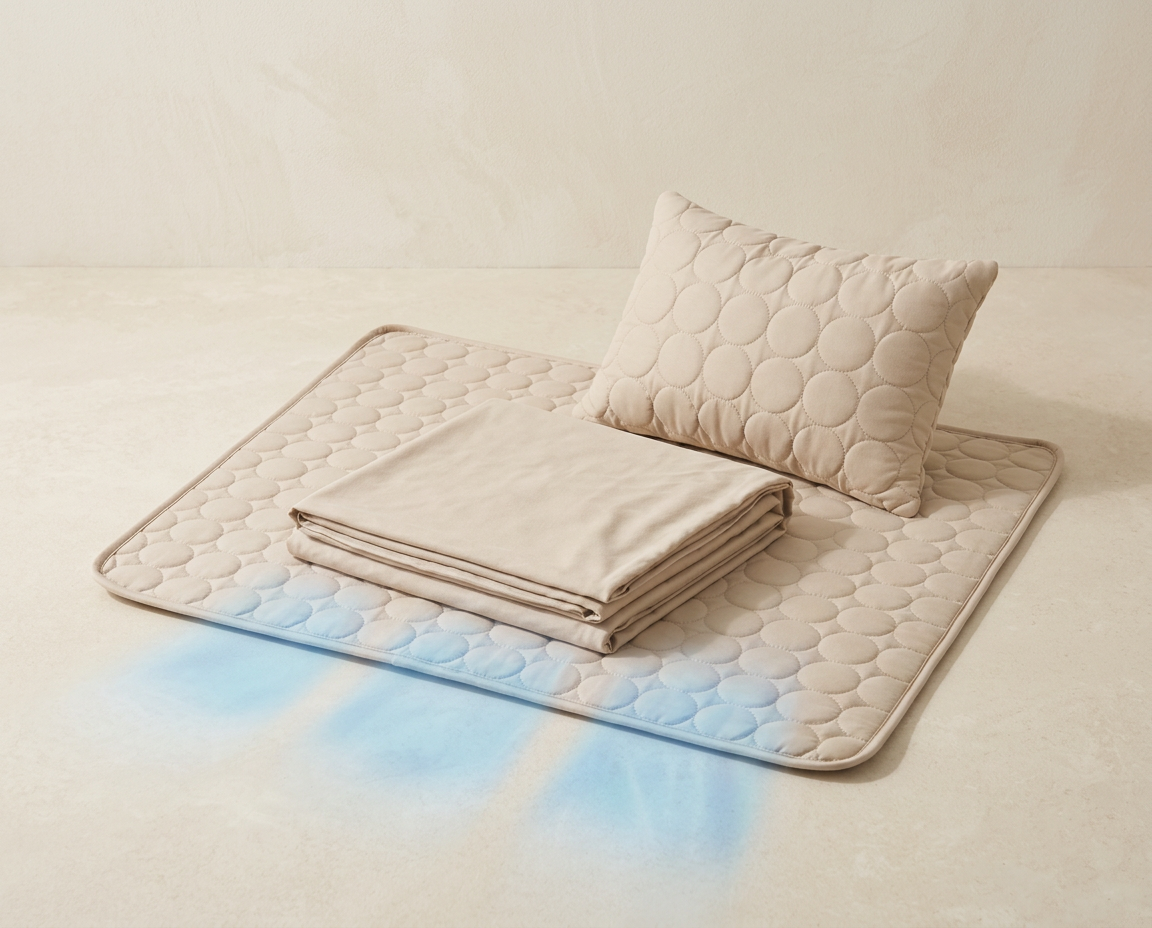 Cooling gel visualization